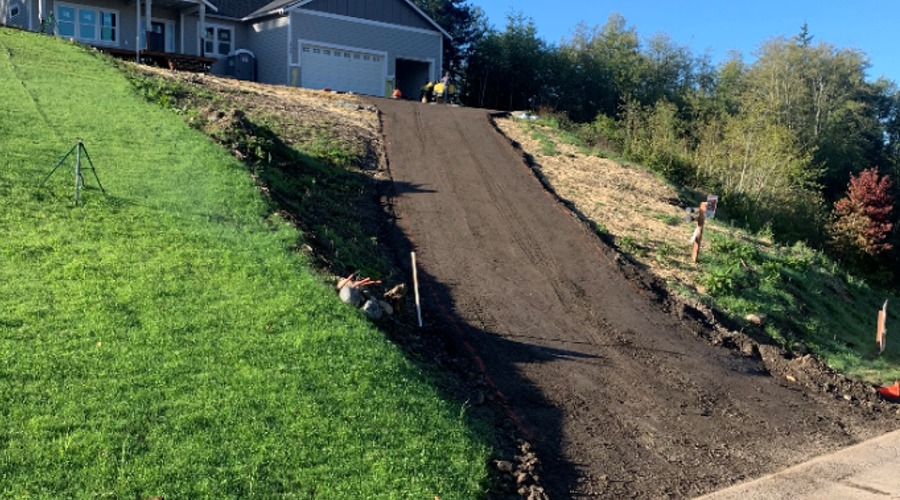 Arizona Asphalt Driveway paving, before paving.